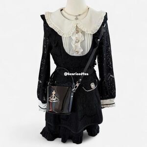 Liz-lisa Women's Black Dress